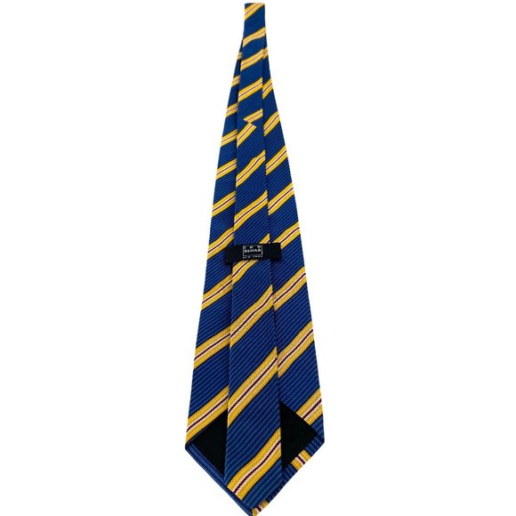 IKE BEHAR New York Diagonal Stripe Silk Tie - Picture 8 of 16